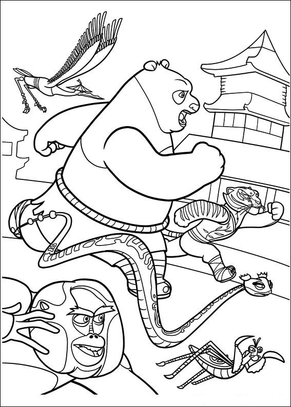 Kids-n-fun.com | Coloring page Kung Fu Panda 2 Kung Fu Panda 2